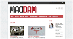 Desktop Screenshot of maddam.no